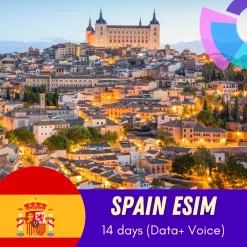 Spain eSIM 14 days data and voice